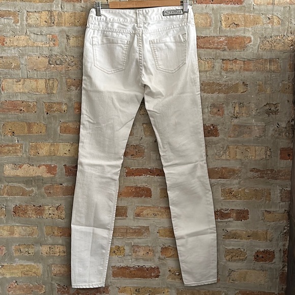 Express Low Rise Jean Leggings White - Picture 2 of 8